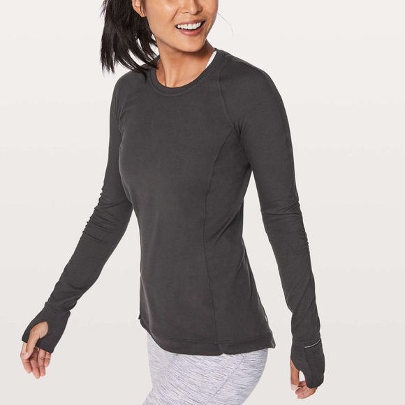 lululemon athletica Tops - lululemon Runderful Long Sleeve Shirt Black size 10